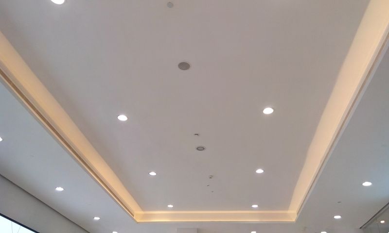 Soffit Lighting Installation