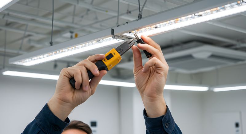 Close-up of Fixture Installation